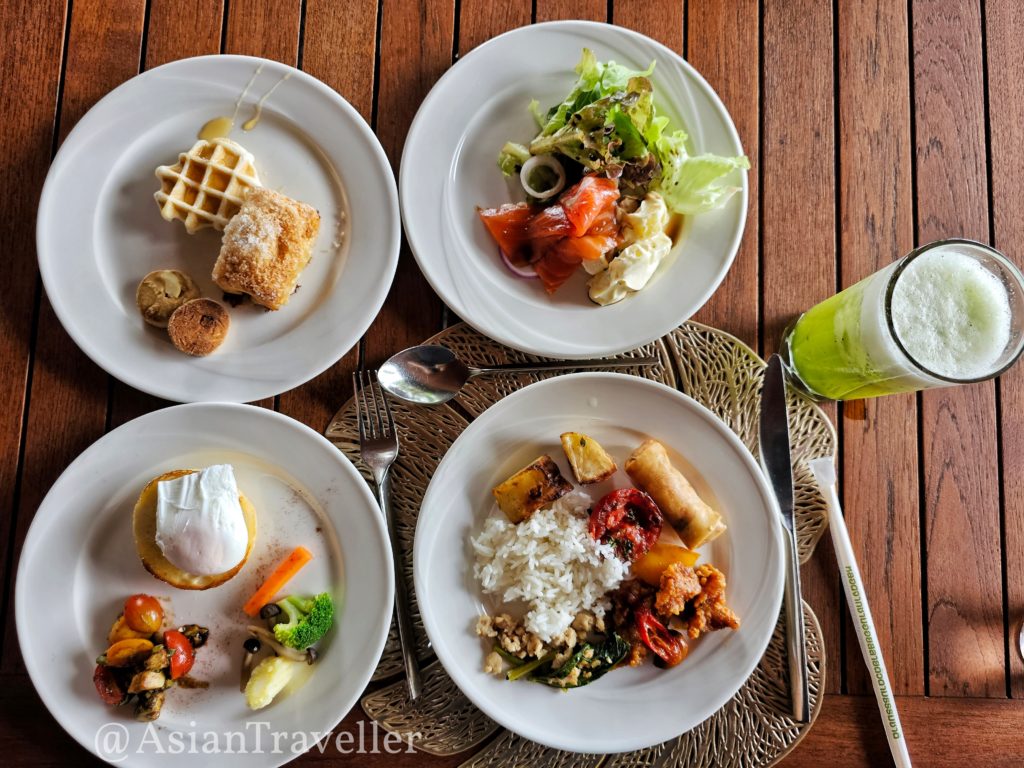 クラビー・ランタ島の高級リゾート「ピマライリゾート」の朝食①